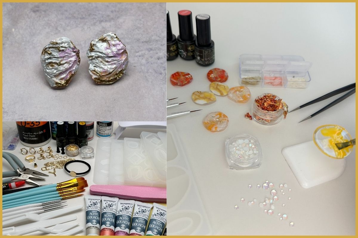 レジンアートアクセサリー認定講師資格のイメージ