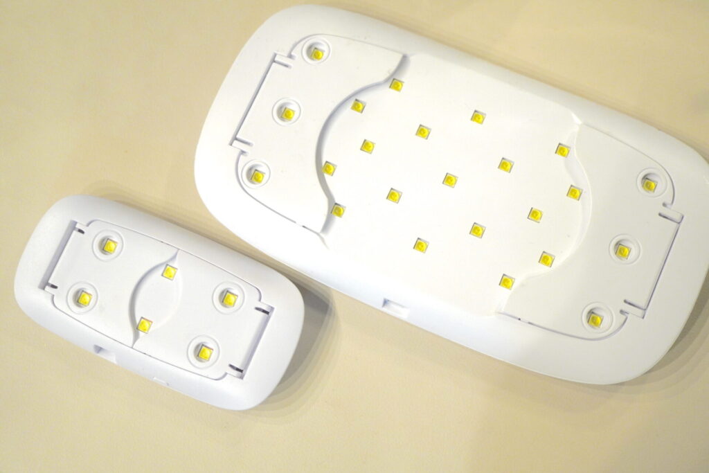 レジン用UVライトの大きさ