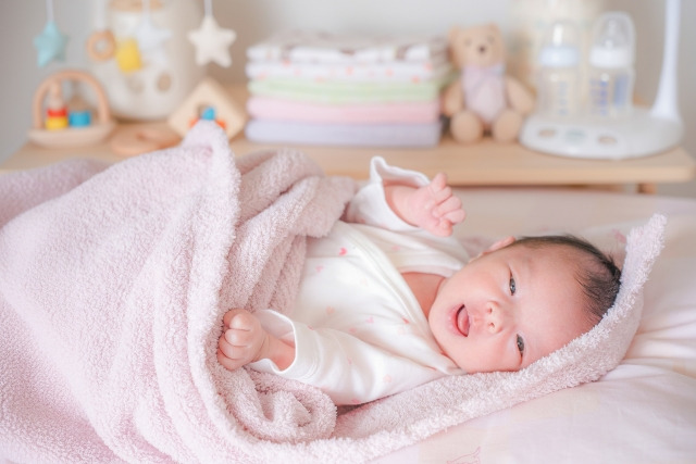 ハンドメイドベビーグッズの赤ちゃんのイメージ