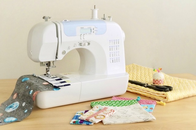 入園準備の必需品のミシン