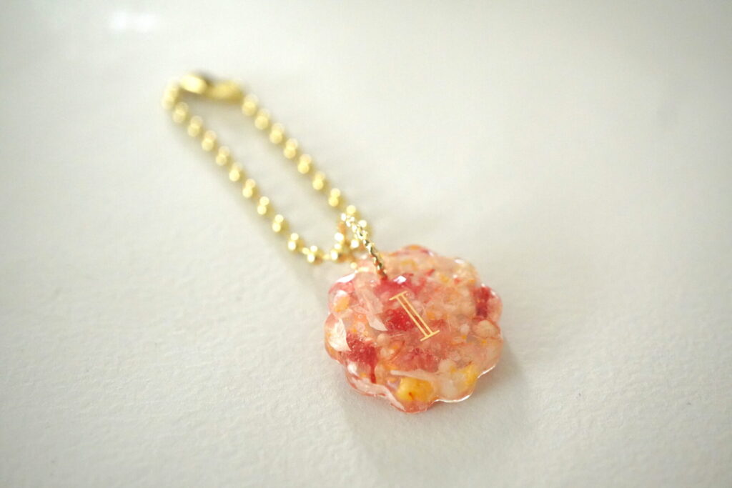 レジンで作ったキーホルダー