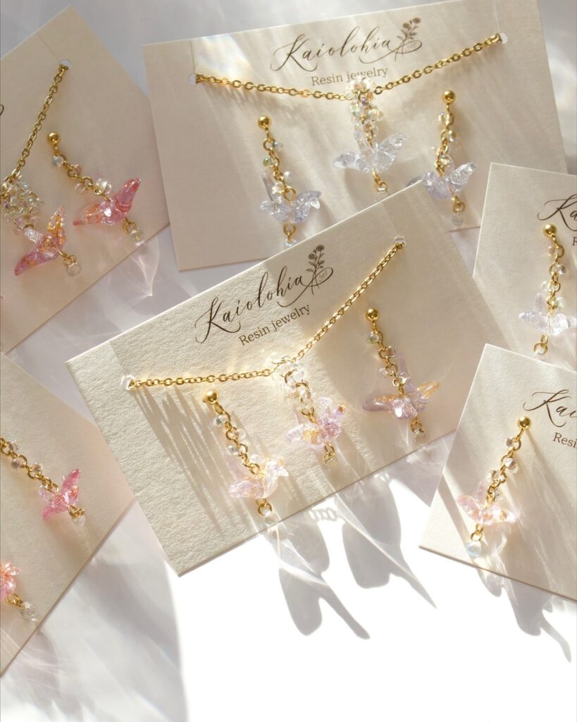 レジンアクセサリーの写真の撮り方kaiolohiaさんの作品