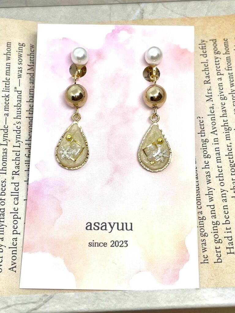 レジンアクセサリーの冬デザインasayuuさんのデザイン1